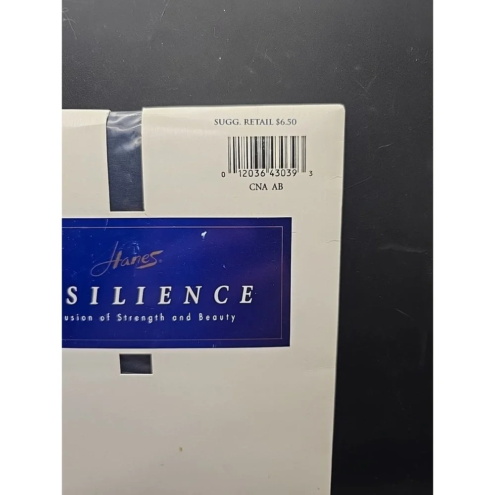 Hanes Resilience‎ Pantyhose Size AB Classic Navy Control Top Style New